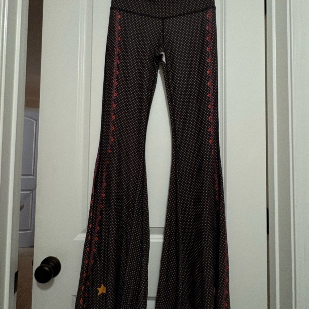 Teeki Black and Pink Boot Cut Pants - Picture 9 of 9